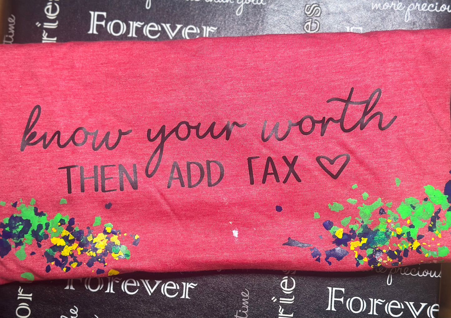 Know Your Worth Short Sleeve T-Shirt