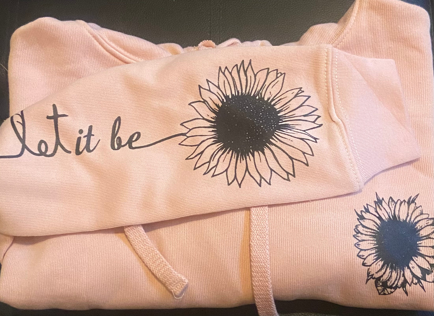 Let It Be Cropped Top Hoodie