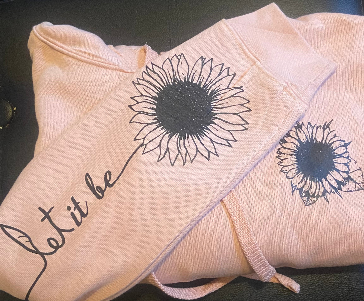 Let It Be Cropped Top Hoodie