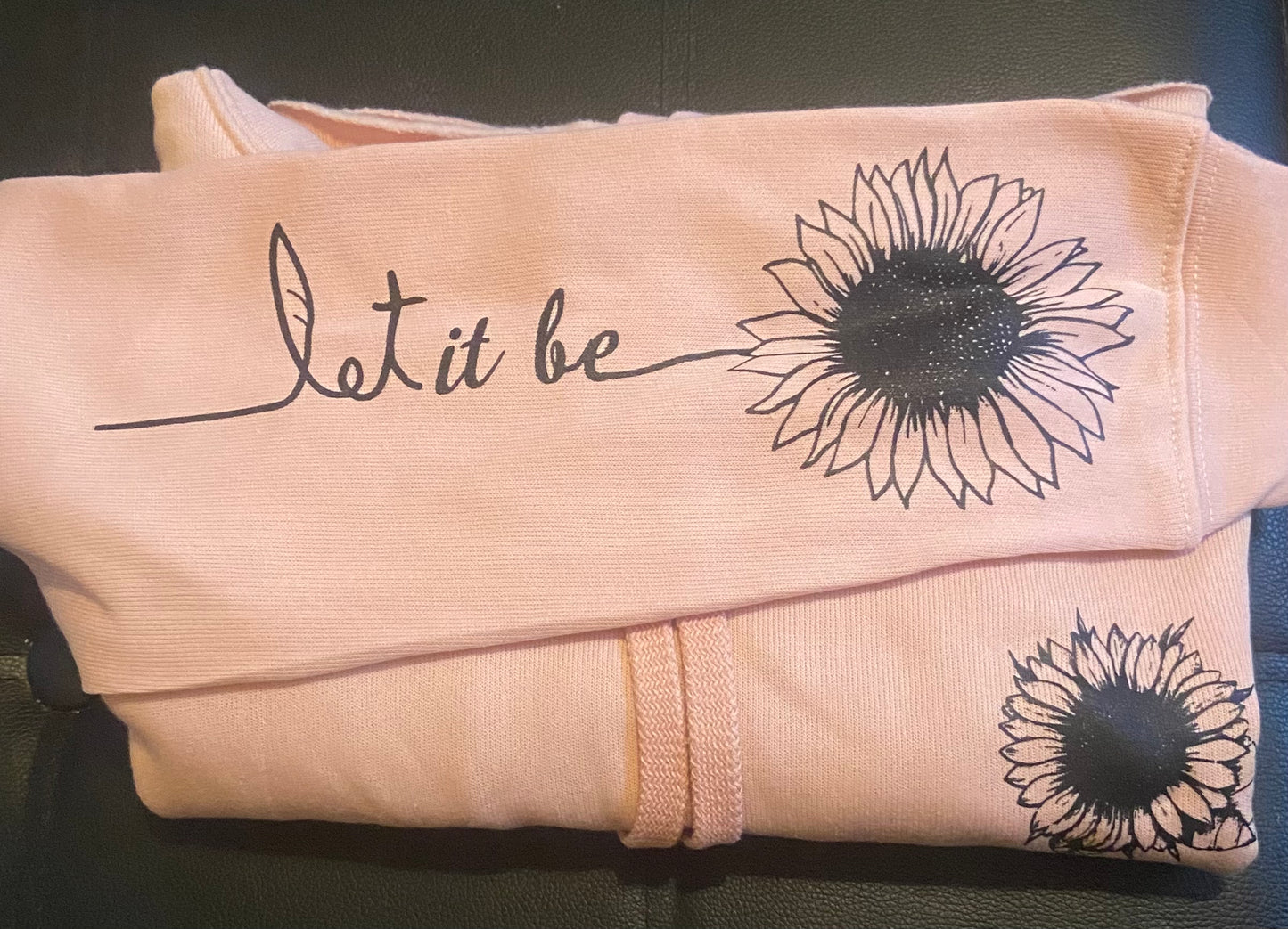 Let It Be Cropped Top Hoodie