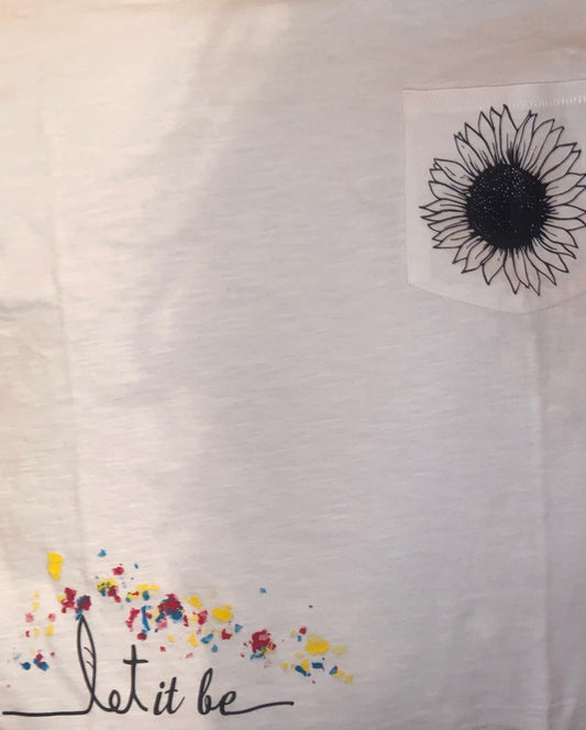 Sunflower Pocket Crop Top