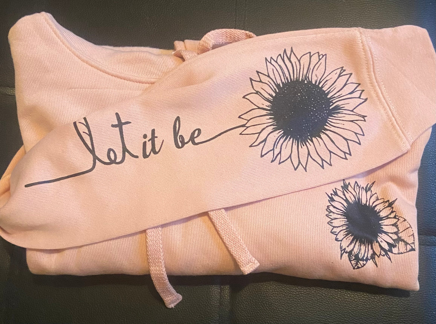Let It Be Cropped Top Hoodie
