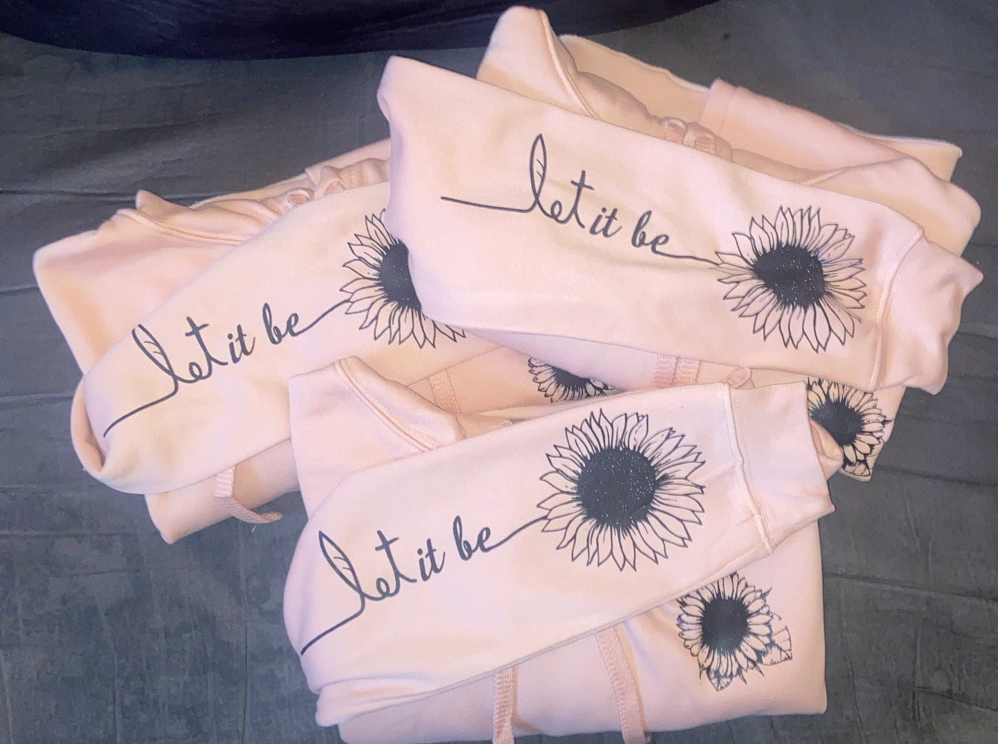 Let It Be Cropped Top Hoodie