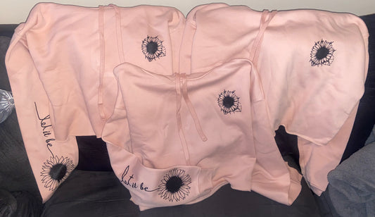 Let It Be Cropped Top Hoodie