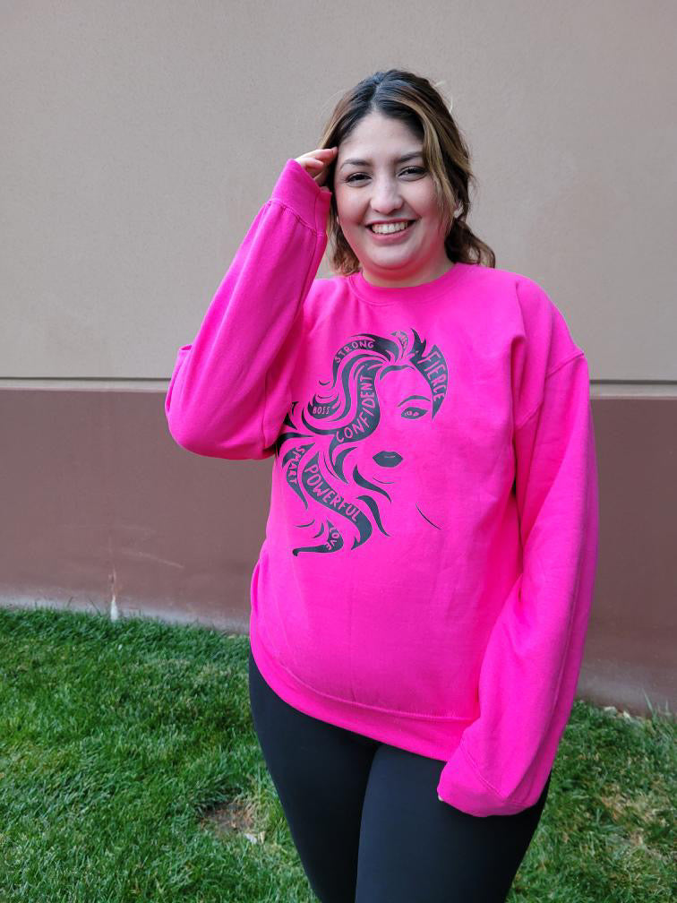 Powerful Woman Crewneck Sweatshirt