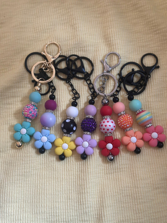 Flower Keychains