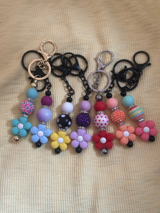 Flower Keychains