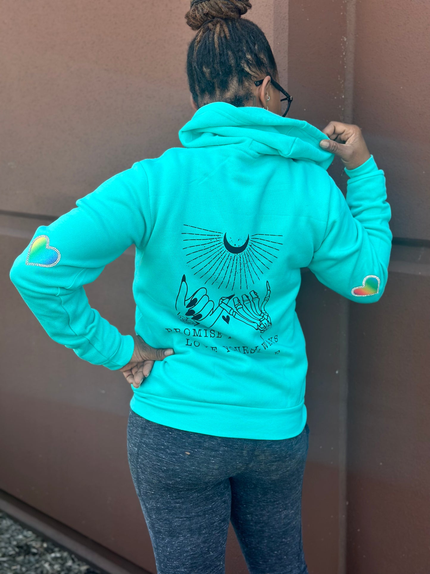 Promise to Always Love Yourself Zip Up Hoodie