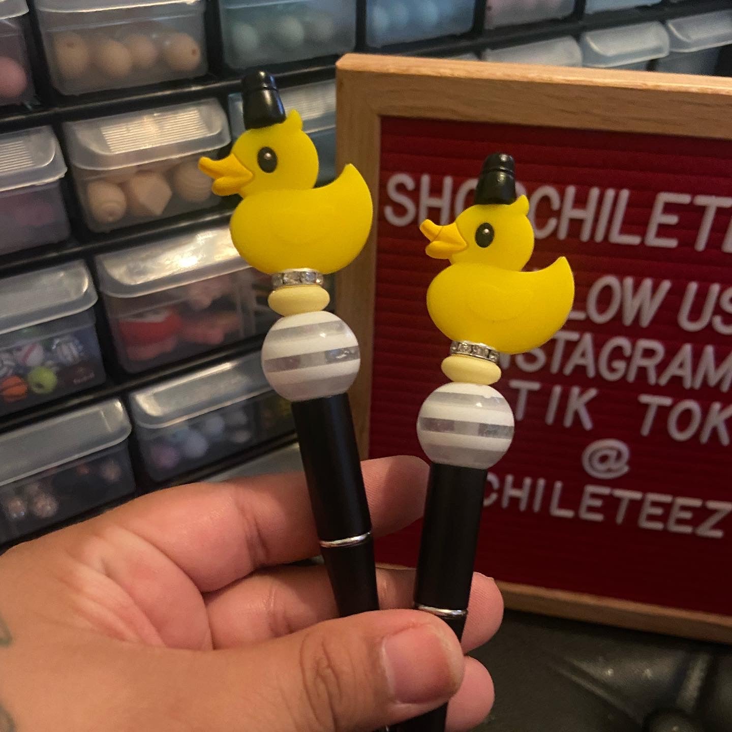 Rubber Ducky Pens