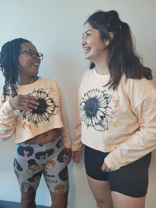 Sunflower Crop Top