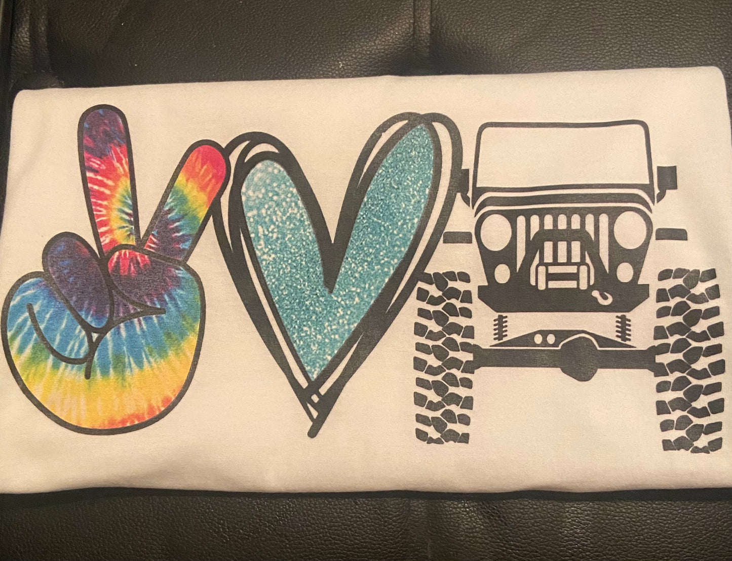 Peace 💙 Jeep Short Sleeve T-Shirt