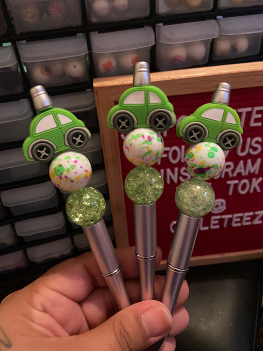 Green Car Pens